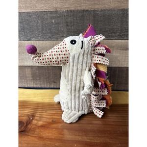 Les Deglingos Original Plush Piko Hedgehog Colorful stuffed animal